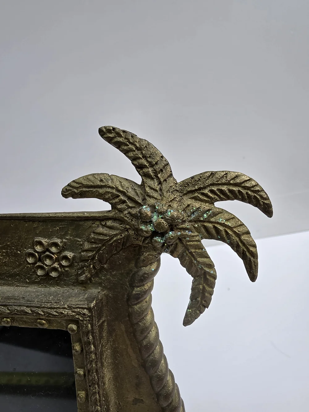 Gold Palm Tree Decorative Photo Frame - Home Accents